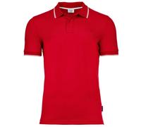 JOOP! Polo-Shirt Herren Slim Fit Kurzarm Baumwoll-Piqué rot, M