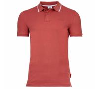 JOOP! JEANS Herren Poloshirt - Agnello, Polokragen, Streifen-Details, Baumwollmischung Rot (Open Red) / M M Rot