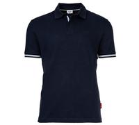 JOOP! JEANS Herren Poloshirt - Amare, Polokragen, Streifen-Details, Baumwollmischung Dunkelblau XL