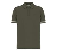 JOOP! JEANS Herren Poloshirt - Amare, Polokragen, Streifen-Details, Baumwollmischung Dunkelgrün M