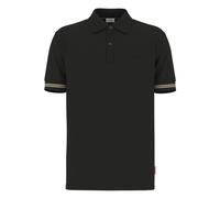 JOOP! Jeans Poloshirt mit Label-Print Modell 'Amare' in Black, Größe M
