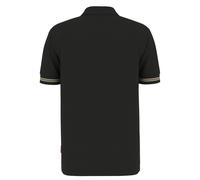 JOOP! JEANS Herren Poloshirt - Amare, Polokragen, Streifen-Details, Baumwollmischung Schwarz / M M Schwarz