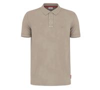 Poloshirt JOOP JEANS "Ambrosian", Herren, Gr. M, beige (medium beige), Jersey, Obermaterial: 95% Baumwolle, 5% Elasthan, unifarben, clean, modisch, klassisch, Rundhals, Kurzarm Rippbündchen, Shirts, m
