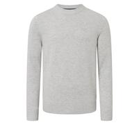 JOOP! JEANS Herren Strickpullover - Laurelo, Wolle, Rundhals, Bündchen, einfarbig Hellgrau 3XL