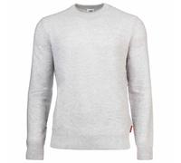 JOOP! JEANS Herren Strickpullover - Laurelor, Feinstrick, Wolle, Rundhals, Bündchen, einfarbig Hellgrau M