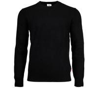 JOOP! JEANS Herren Strickpullover - Laurelor, Feinstrick, Wolle, Rundhals, Bündchen, einfarbig L Schwarz