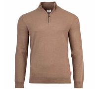 JOOP! JEANS Herren Strickpullover - Lauriono, Feinstrick, Wolle, Steh-Zipkragen, Bündchen, einfarbig Beige 2XL