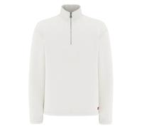 JOOP! JEANS Herren Sweatshirt mit Stehkragen - Akamu, Baumwolle, Half-Zipkragen, Bündchen, einfarbig XL Weiß