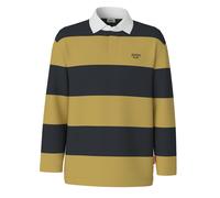 Sweatshirt JOOP JEANS "Crosban", Herren, Gr. L, gelb (medium gelb), Sweatware, Obermaterial: 100% Baumwolle, gestreift, regular fit taillenbedeckt, Rundhals, eingesetzt abgesteppte Kante, Sweatshirts 