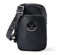 Schultertasche JOOP JEANS "lietissimo 1.0 maria shoulderbag xsvz", Damen, Gr. B/H/T: 11cm x 17,5cm x 3cm, blau (nightblau), Polyester, Taschen Schultertasche, Damen Schultertasche mit Reißverschluss (