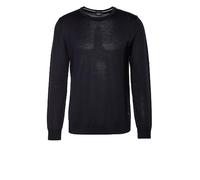 Joop! Rundhalspullover Denny Herren – 100% Wolle, Dunkelblau, Gr. S, Regular Fit