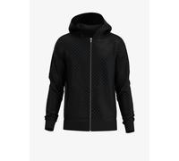 Kapuzensweatjacke JOOP "Leisure", Herren, Gr. M, schwarz, Steppware, Obermaterial: 95% Baumwolle, 4% Elasthan, 1% sonstige Fasern, unifarben, klassisch, Basic hüftbedeckend, ohne Ausschnitt, Langarm a