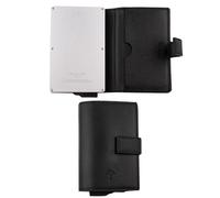 JOOP! Karten-Etui Herren Leder schwarz, One Size