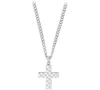 Kette mit Anhänger JOOP "Kreuz", silber (edelstahlfarben), Halsketten, Herren, Edelstahl, L: 60 (74419962-0) edelstahlfarben