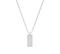 JOOP! Kette mit Anhänger Edelstahl Herren Halsschmuck, 50+5 cm, Silber, Kommt in Schmuck Geschenk Box, 2039794