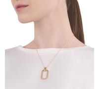 JOOP! Damen Halskette 2038944 Silber 925 vergoldet mit Anhänger synth. Zirkonia