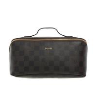 JOOP! Kosmetiktasche mit Tragehenkel Modell 'cortina' in Dunkelbraun, Größe 1