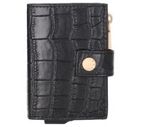 Joop! Geldbörse Coccodrillo C-Four RFID-Schutz Leder 7 cm Schwarz