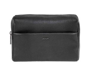 JOOP! Kulturbeutel 'Cardona Eris Washbag lhz,' Leder Schwarz Herren
