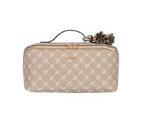 Kulturbeutel JOOP "cortina 1.0 zea washbag shz", Damen, Gr. B/H/T: 27cm x 12,5cm x 12,5cm, grau (tuffet), Kunstleder, Taschen Kulturbeutel, Damen Washbag, Kosmetiktasche mit Reißverschluss und extra T