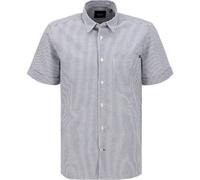 JOOP! Kurzarmhemd Herren Regular Fit Kurzarm Baumwolle-Leinen blau, S