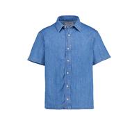 JOOP! Kurzarmhemd Herren Regular Fit Kurzarm Kent-Kragen Baumwolle blau, S