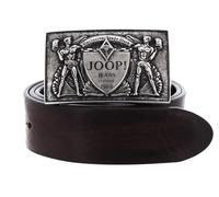 Joop! Leder Gürtel Buckle Jeans Belt 4,0 CM W90 D`Brown dunkelbraun