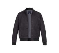 JOOP! Lederblouson Herren Stehkragen Ziegenvelours blau, 50 (M)