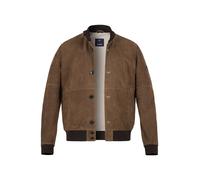 JOOP! Lederblouson Herren Stehkragen Ziegenvelours braun, 50 (M)