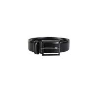 Joop! Ledergürtel Collection – 3,5 cm Breite, Leder mit Label-Prägung – 110 cm Schwarz
