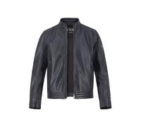 JOOP! Lederjacke Herren Stehkragen Lammnappa blau, 48 (S)