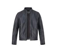 JOOP! Lederjacke Herren Stehkragen Lammnappa blau, 50 (M)