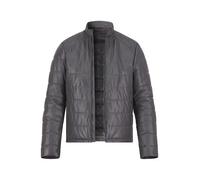 JOOP! Lederjacke Herren Stehkragen Lammnappa grau, 48 (S)