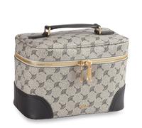 JOOP! Damen Kosmetiktasche - Mazzolino Edition Flora Washbag mhz, Cornflower, Logo, 24x17x13cm (BxHxT), mehrfarbig Grau/ Schwarz