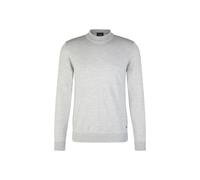 Strickpullover aus Schurwolle mit Stehkragen Modell 'Davide' XXL men Hellgrau