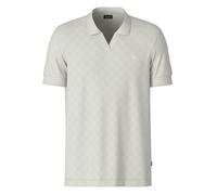 Poloshirt JOOP "Basiras", Herren, Gr. L, natural, Jersey, Obermaterial: 100% Baumwolle, clean, unifarben, regular fit normal, Rundhals, eingesetzt gerader Abschluss, Shirts, Regular fit mit Polokragen