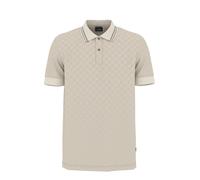 Poloshirt JOOP "Jessino", Herren, Gr. XXL, natural, Jersey, Obermaterial: 100% Baumwolle, unifarben, normal, Bündchen, Shirts, Cornflower-Allover-Print (41465467-XXL) natural