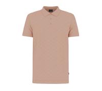 JOOP! Collection Modern Fit Poloshirt mit Strukturmuster Modell 'Roberto' in Apricot, Größe XXL