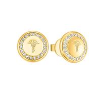 Ohrstecker für Damen, Sterling Silber 925 vergoldet, Zirkonia JOOP! Gold 001 (Artikelnummer: 4Z550/40X001)