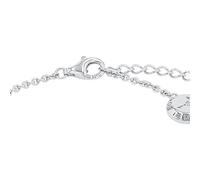 JOOP! Armband Damen, Silber, Kornblume, Weiß, 1,6 mm, Silber 925, rhodiniert 2038048