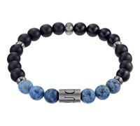 JOOP! Herren Armband 2033995 Edelstahl, Achat und Durmortierit