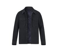 JOOP! Overshirt Herren Umlegekragen Ziegenvelours blau, 50 (M)