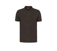 Poloshirt JOOP JEANS "Ambrosian", Herren, Gr. S, schwarz braun, Piqué, Obermaterial: 95% Baumwolle, 5% Elasthan, normal, Rippbündchen, Shirts Poloshirt (57310922-S)