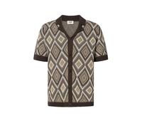 JOOP! Kurzarmhemd Herren Regular Fit Kurzarm braun, XL