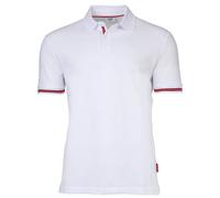 JOOP! Jeans Poloshirt mit Label-Print Modell 'Amare' in Weiss, Größe M