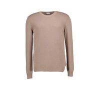 Strickpullover JOOP JEANS "Belao", Herren, Gr. XXL, beige (medium beige), Strick, Obermaterial: 100% Baumwolle, unifarben, casual, regular fit normal, Rundhals, Langarm eingesetzt Rippstrickbündchen,