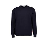 Strickpullover JOOP JEANS "Pablor", Herren, Gr. XL, blau (dunkelblau), Strick, Obermaterial: 100% Baumwolle, unifarben, clean, modisch, regular fit normal, Rundhals, Langarm eingesetzt Rippbündchen, P