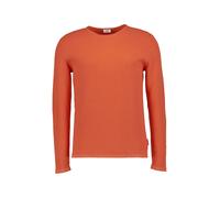 Rundhalspullover JOOP JEANS "Svenor", Damen, Gr. L, bright orange, Strick, Obermaterial: 100% Baumwolle, clean, unifarben, normal normal, Rundhals, Bündchen, Pullover Rundhalspullover, mit feinem Stru
