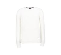 JOOP! Pullover Herren Rundhals Baumwolle weiß, L