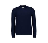 Polokragenpullover JOOP JEANS "Ove", Herren, Gr. M, dunkelblau, Strick, Obermaterial: 100% Baumwolle, normal, Pullover, mit feinem Strukturmuster (68499532-M) dunkelblau